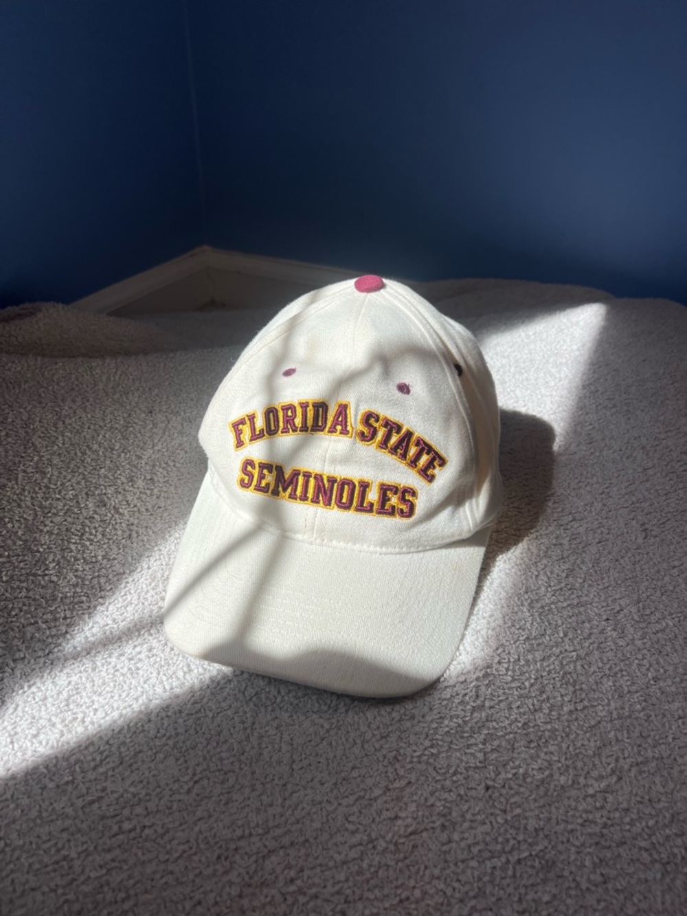 Vintage Florida State Seminoles White Hat